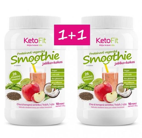 1+1 Jablečné proteinové smoothie