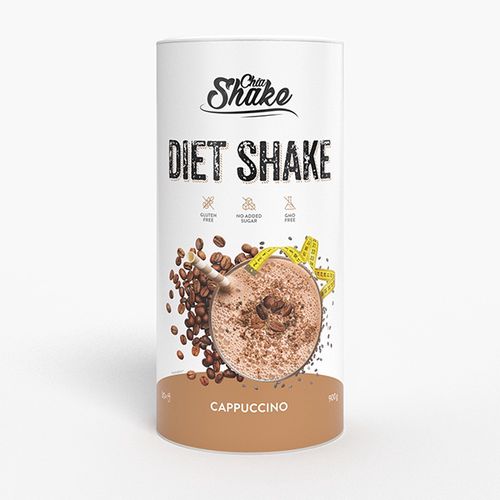 Chia Shake velký dietní koktejl cappuccino, 30 jídel, 900g