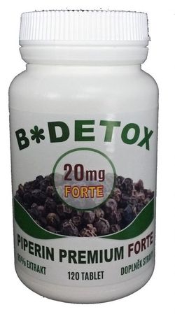 Bio Detox Piperin Premium FORTE 20mg 120tbl.