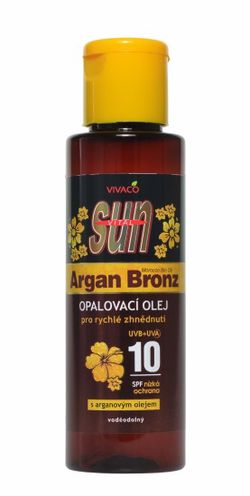 VIVACO Opalovací olej s BIO arganovým olejem SPF 10 SUN VITAL