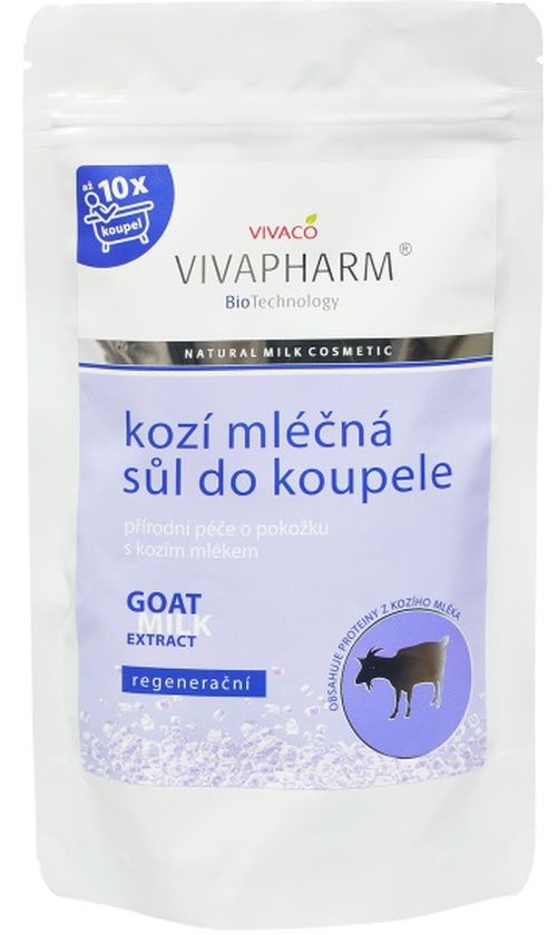 Sůl do koupele s kozím mlékem VIVAPHARM