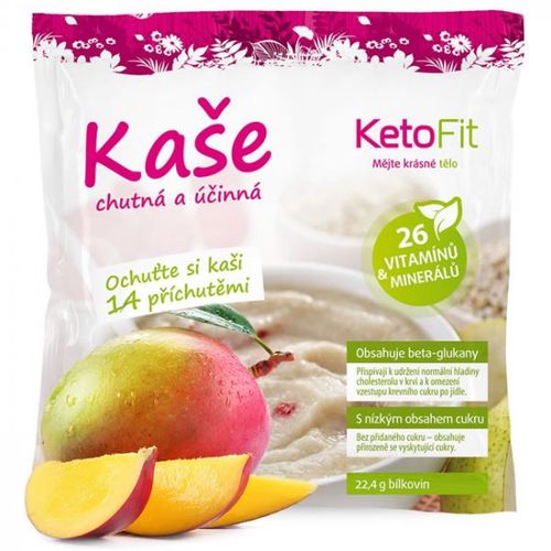 Proteinová krupičná kaše Ketofit mango, 5 porcí