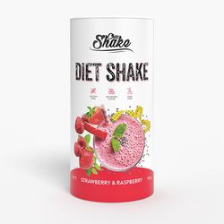 Chia Shake velký dietní koktejl jahoda & malina, 30 jídel, 900g