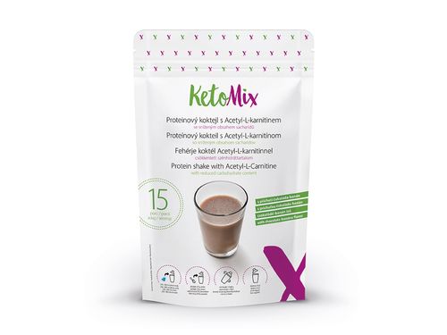 KetoMix Proteinov koktejl s Acetyl-L-karnitinem s pchut okolda-bann (15 porc) te levn KetoMix Proteinov koktejl s Acetyl-L-karnitinem s pchut okolda-bann (15 porc) te levn