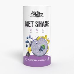 Chia Shake velký dietní koktejl borůvka a vanilka, 30 jídel, 900g