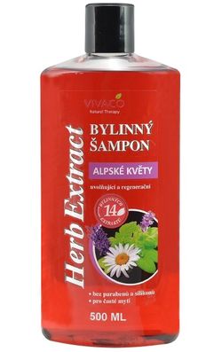 VIVACO Bylinný šampon Alpské květy HERB EXTRACT