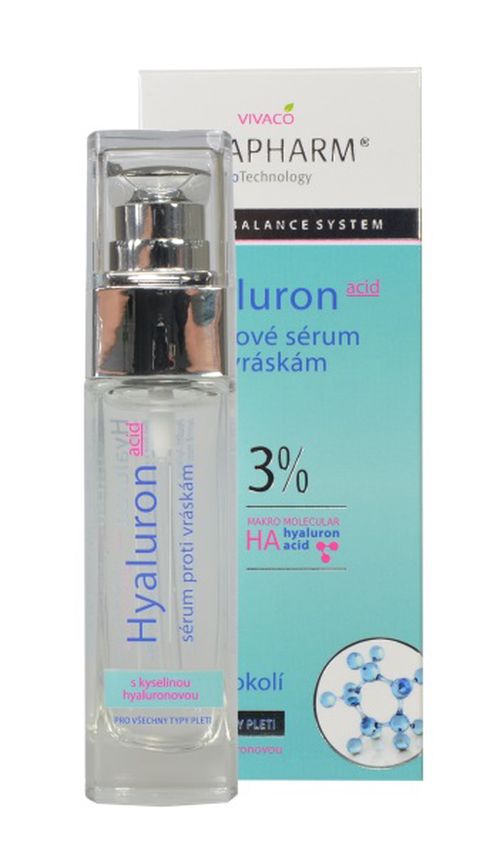 VIVAPHARM Hyaluronové liftingové sérum proti vráskám 30ml