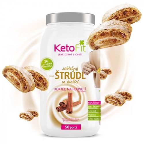 Proteinový keto koktejl jablečný štrúdl, 50 porcí