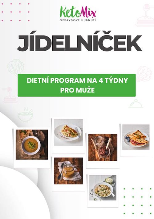 KetoMix Jídelníček k Dietnímu programu na 4 týdny pro muže