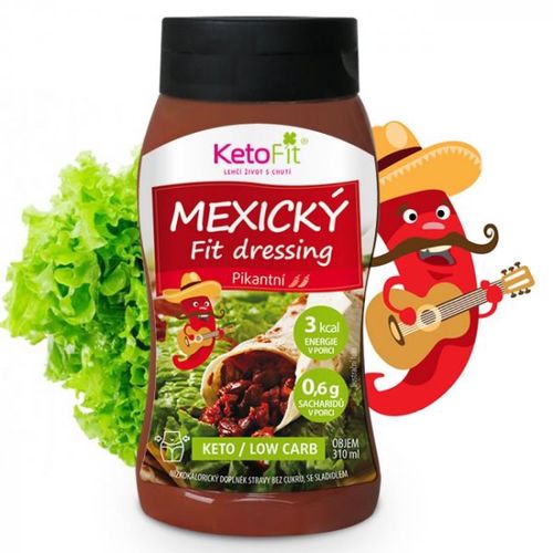 Low carb Mexický Fit dressing pikantní 310 ml