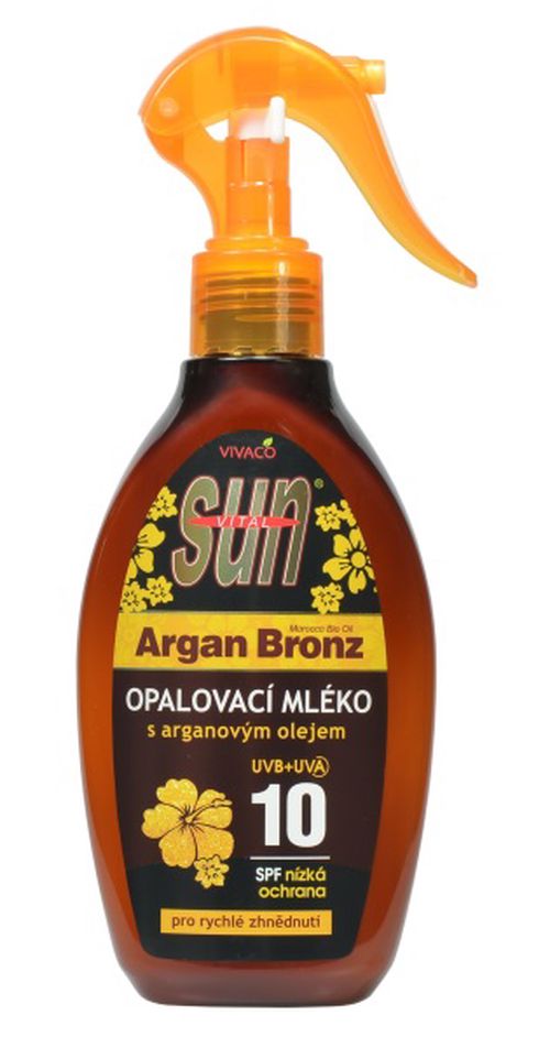 Opalovací mléko s bio arganovým olejem SPF 10 SUN VITAL