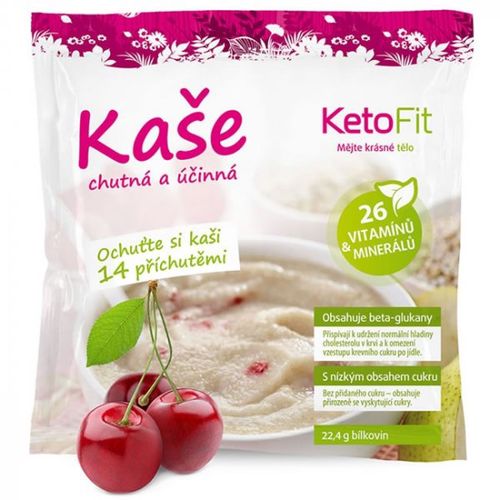 Proteinová krupičná kaše KetoFit višeň, 5 porcí