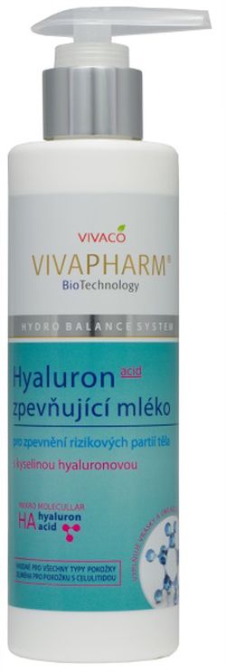 Zpevňující tělové mléko s kyselinou hyaluronovou VIVAPHARM