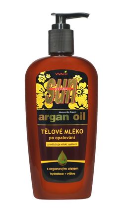 VIVACO Tělové mléko po opalování s BIO arganovým olejem SUN VITAL