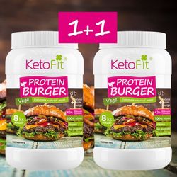 1+1 zdarma Veganské proteinové Burgery, 16 porcí