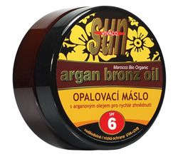 VIVACO Opalovací máslo s bio arganovým olejem SPF 6 SUN VITAL