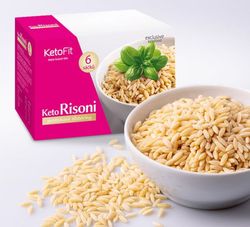 Proteinové těstoviny Keto Risoni KetoFit 6 porcí 180 g