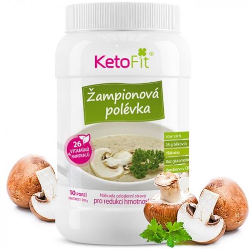 Žampionová polévka 290 g, 10 porcí ketonové diety